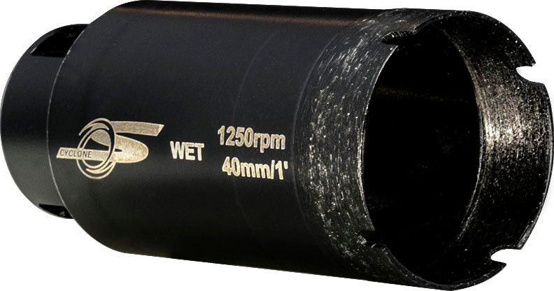 Cyclone S Thin Wall diamond core bit thin wall | 1 3 8 core drill bit