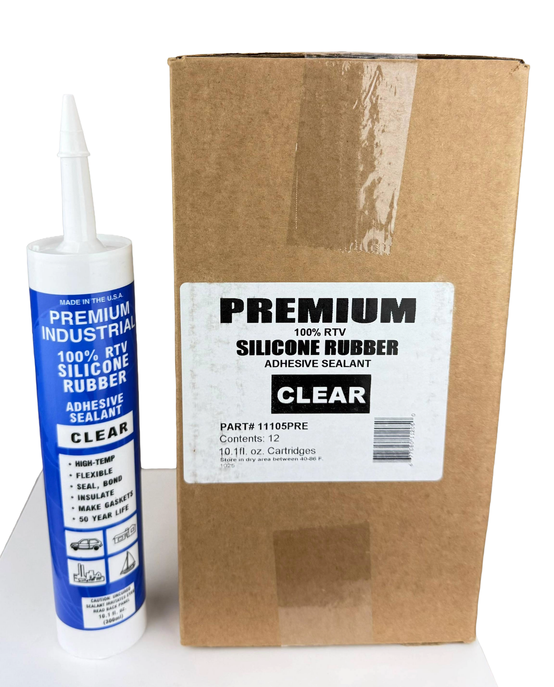 100% RTV Silicone Cartridge