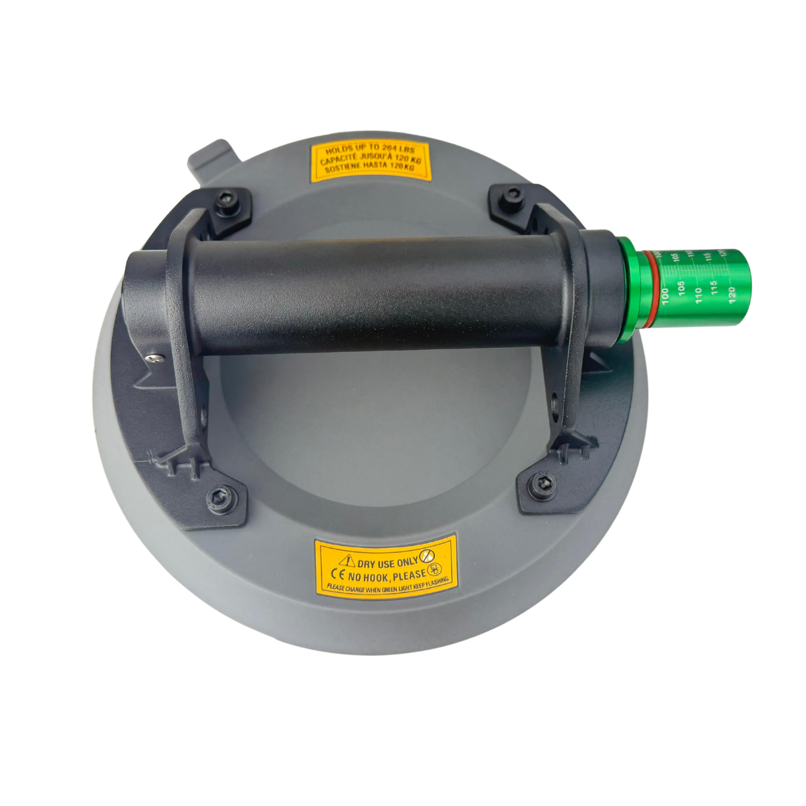 Stadea Gripper 8-Inch Grey Vacuum Suction Cup