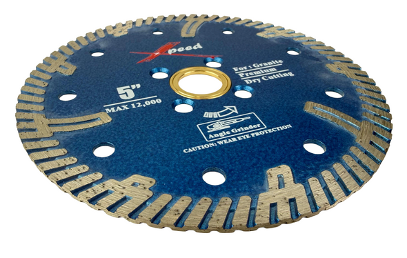Xpeed Narrow Segmented Diamond Saw Blade for Granite Cutting- 5"