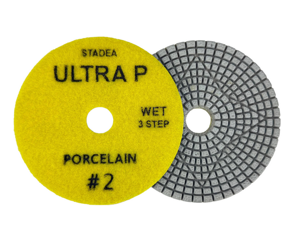 Stadea 4 Inch Wet Porcelain Diamond Polishing Pads - 3-Steps