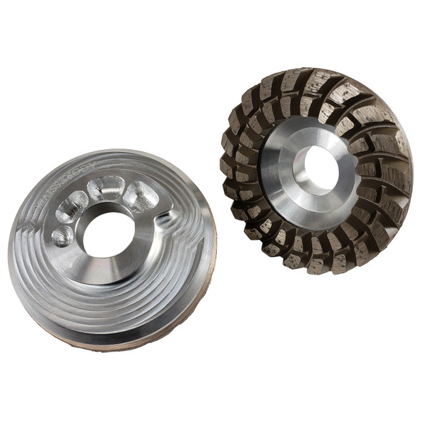 NSI Solutions SL3 Cup Wheel 3 Inch Grit: Aggressive, Medium, Fine