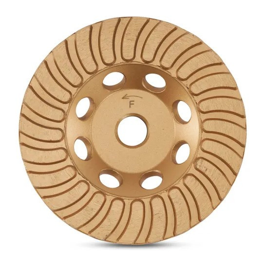 Shinhan 4" Gold Turbo Cup Wheel for Natural Stone and Engineered Stone