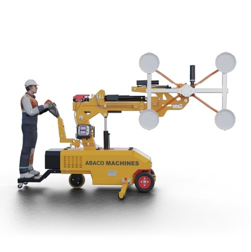 Abaco AMITC400 panel transport cart with vacuum lifter - view 1