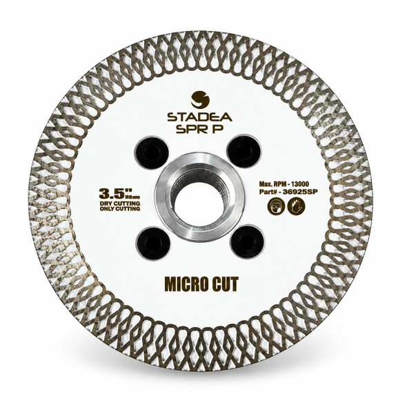 Stadea 3.5 Inch Porcelain Turbo Diamond Saw Blade – Micro Cut Dry Cutting Blade