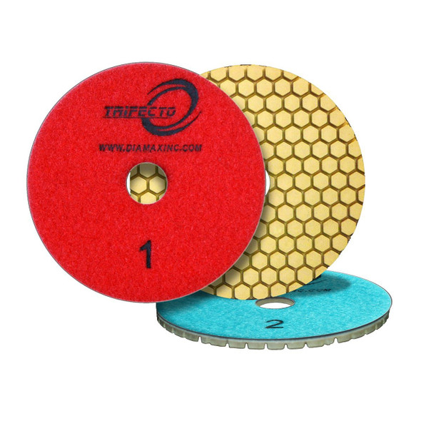 Cyclone Trifecto Diamond Polishing Pads For Granite And Marble Cyclone Trifecto Diamond Polishing Pads For Granite And Marble