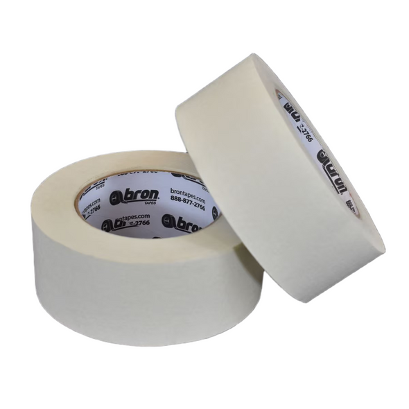 Bron Tape 2 Inch White Masking Tape Bron Tape 2 Inch White Masking Tape