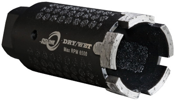 Cyclone Dry Wet Side Protection Diamond Core Bit For Granite- 1-3/8" Cyclone Dry Wet Side Protection Diamond Core Bit For Granite- 1-3/8"