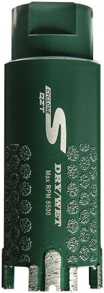 Cyclone S QZT Diamond Core Bit For Quartzite - 1-3/8" Cyclone S QZT Diamond Core Bit For Quartzite - 1-3/8"