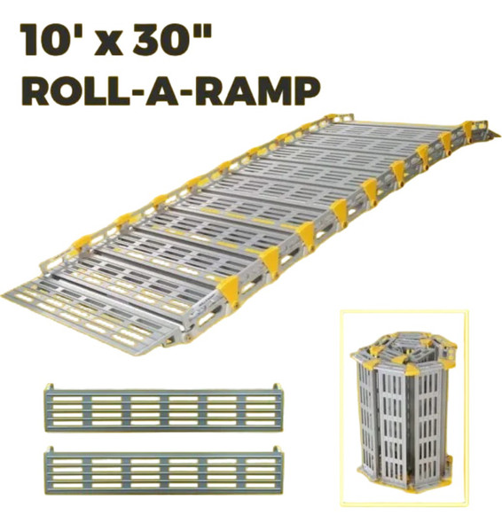 No Lift 10′ x 30″ Roll-A-Ramp No Lift 10′ x 30″ Roll-A-Ramp
