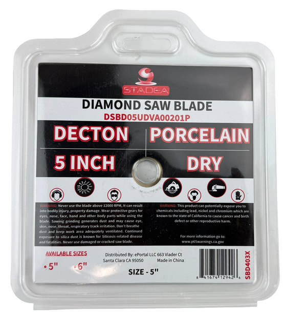 Stadea VALIREAN 5 Inch Dekton Porcelain Cutting Blade