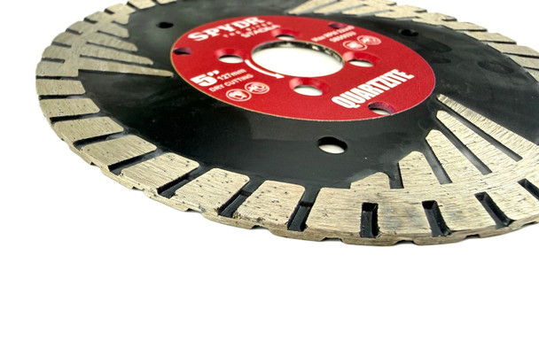 Stadea SPYDR Quartzite Quartz Granite Cutting Diamond Saw Blade - 4.5", 5", 6"