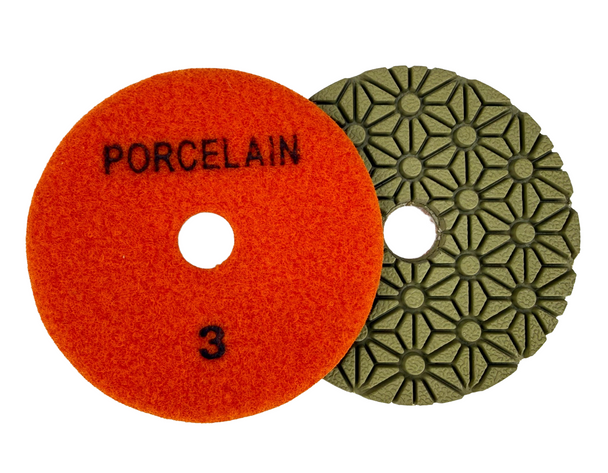 Stadea Falcon 4 Inch Hybrid Porcelain Diamond Polishing Pads - Wet/Dry