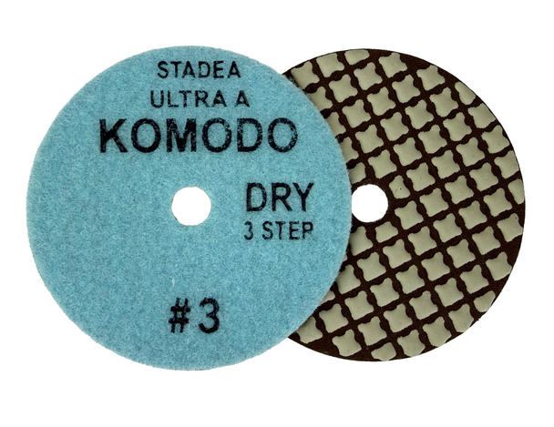 Stadea Komodo 4 Inch Dry Diamond Polishing Pads for Granite and Quartz