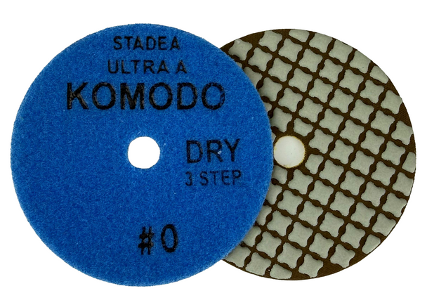 Stadea Komodo 4 Inch Dry Diamond Polishing Pads for Granite and Quartz