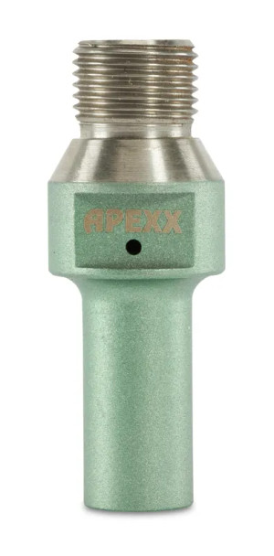Apexx Reverse Thread Incremental Bit Adapter For Incremental Cutting Bits—2", 3", 4"