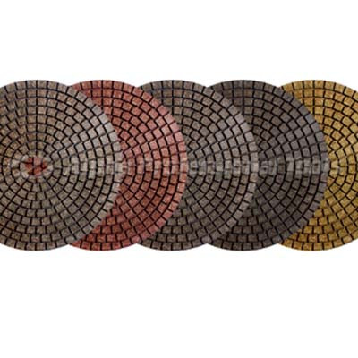 Alpha 4" Ceramica EX Stone Polishing Pads for Wet Polishing of All Stones