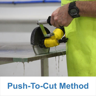 Alpha PWC-658 6" Air Pneumatic Wet Angle Grinder/Cutter