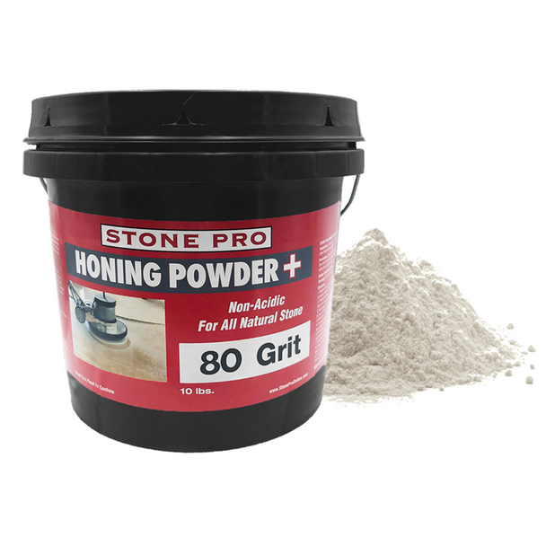 Stone Pro Honing Powder Plus for Travertine – Professional Honing Compound for Marble, Travertine, Terrazzo & Other Natural Stone Surfaces