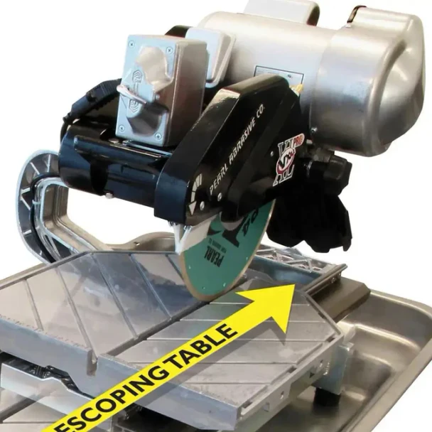 Pearl VX10.2XLPROKIT 10-inch Wet Tile Saw with Stand For All Metal Construction, No Plastic Components