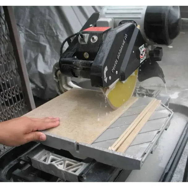 Pearl VX10.2XLPROKIT 10-inch Wet Tile Saw with Stand For All Metal Construction, No Plastic Components