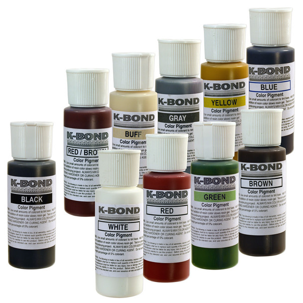 K-Bond Color Pigment Polyester Adhesive Color Paste for Stone & Granite- 2 Oz