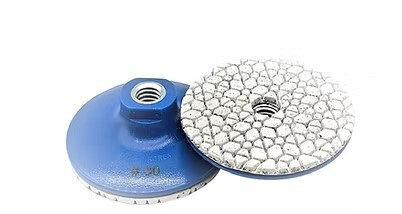 Xpeed 4" Quartzite Metal Chip Pads For Quartzite, Granite, Engineered Stone Finishing.