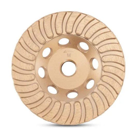 Shinhan 4" Gold Turbo Cup Wheel for Natural Stone and Engineered Stone