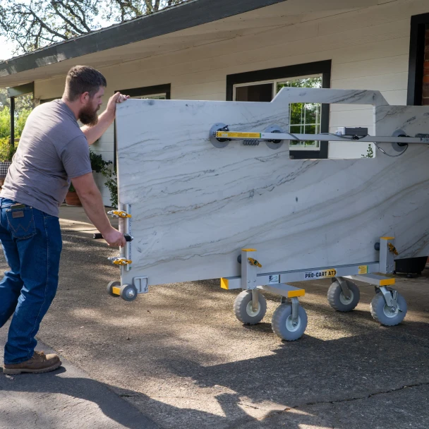 Omnicubed Pro Cart AT3 For Moving Slabs, Panels, Large Materials.