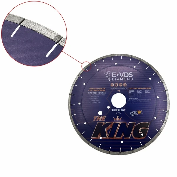 E-VDS Diamond The King Slim Bridge Saw Porcelain and Quartzite Cutting Blade