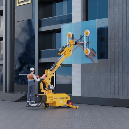 Abaco AMITC400 panel transport cart with vacuum lifter - view 6