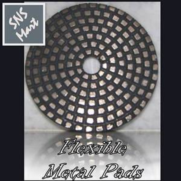 4" PREMIUM DIAMOND METAL POLISHING PADS Set :Pick Grits