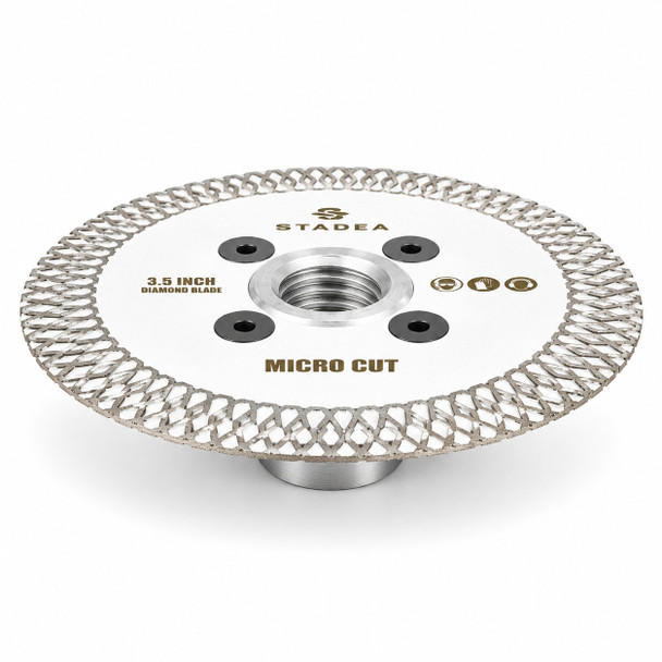 Stadea 3.5 Inch Porcelain Turbo Diamond Saw Blade – Micro Cut Dry Cutting Blade