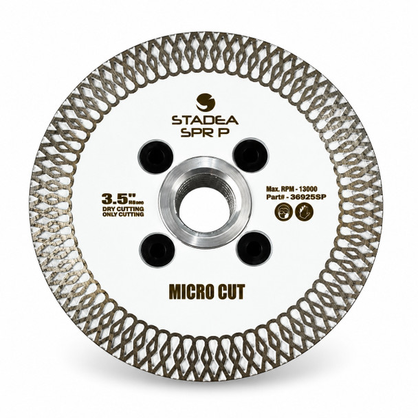 Stadea 3.5 Inch Porcelain Turbo Diamond Saw Blade – Micro Cut Dry Cutting Blade