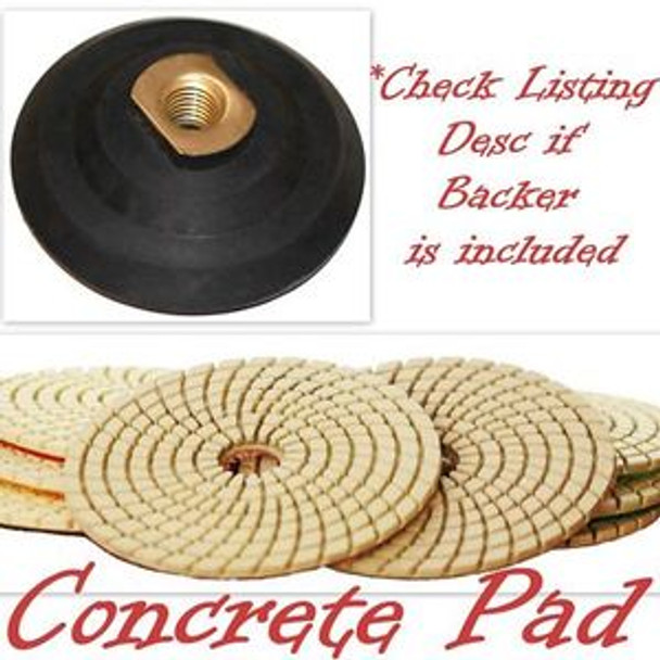4" Wet/Dry Diamond Polishing Pads 8Pcs Set FOR CONCRETE