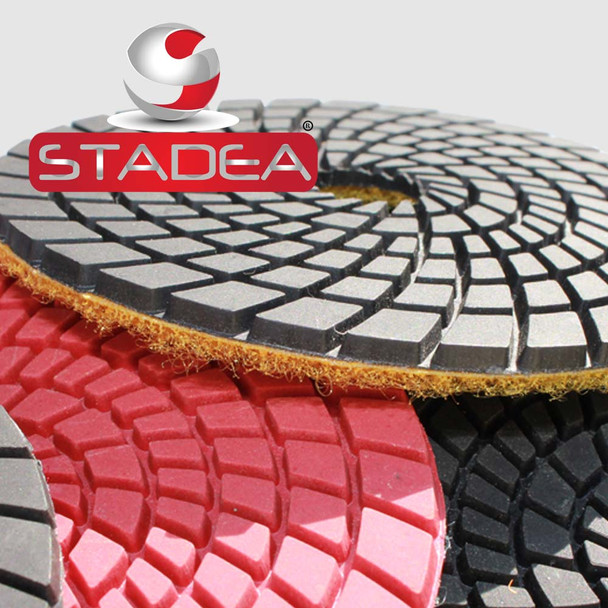 Stadea Diamond Polishing Pads Set Marble Travertine Glass Polishing, Series Standard G