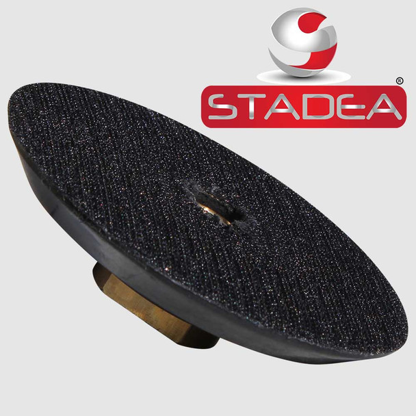 Stadea Rigid Rubber Velcro Hook and Loop Backing Pad - 3", 4", 5" - Arbor 5/8" 11 - Series Standard R