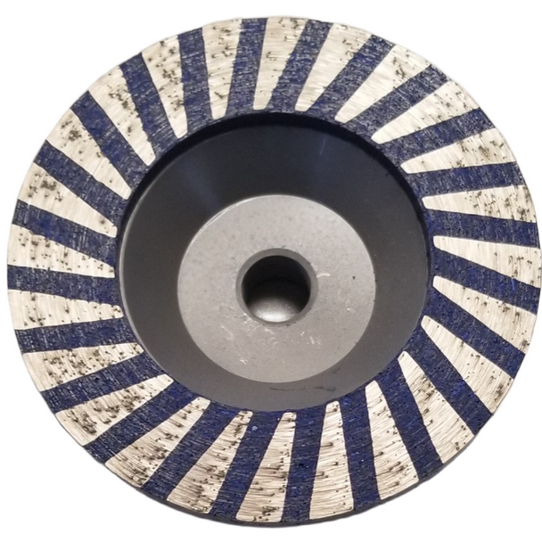 Stadea Diamond Cup Grinding Wheel Turbo 4" for Stone Concrete Quartzite Grinding Sanding - Series Ultra A, Turbo