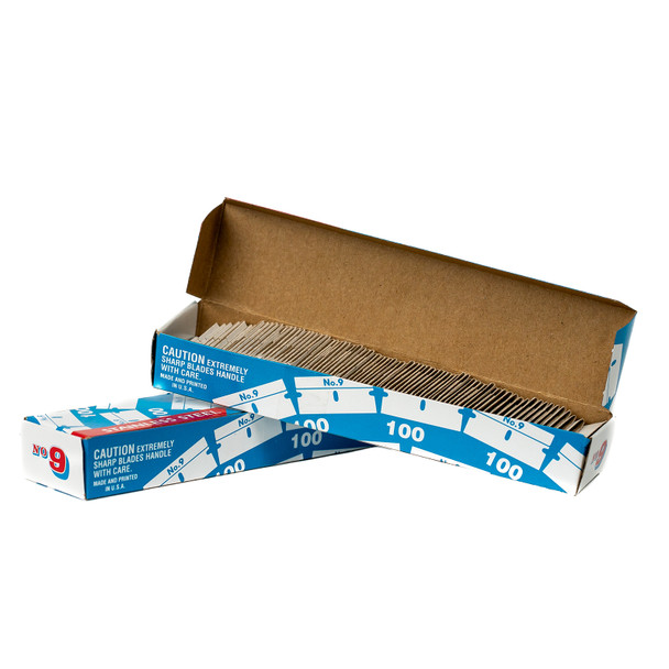 No.9 Single Edge Razor Blades - Stainless Steel