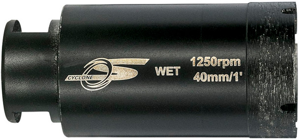 Cyclone S Thin Wall Diamond Core Drill Bit Thin Wall- 1-3/8" Cyclone S Thin Wall Diamond Core Drill Bit Thin Wall- 1-3/8"
