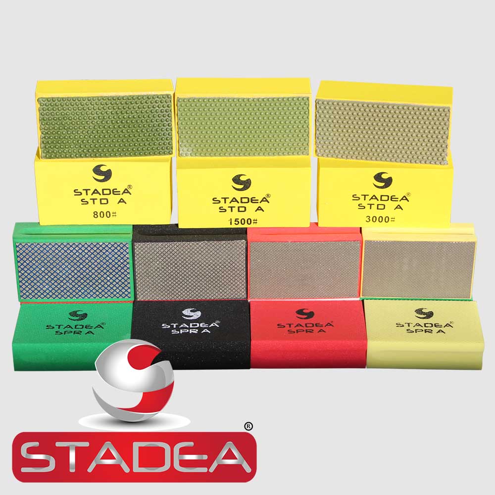 Stadea Diamond Hand Pads for Glass Marble Concrete Stone Polishing