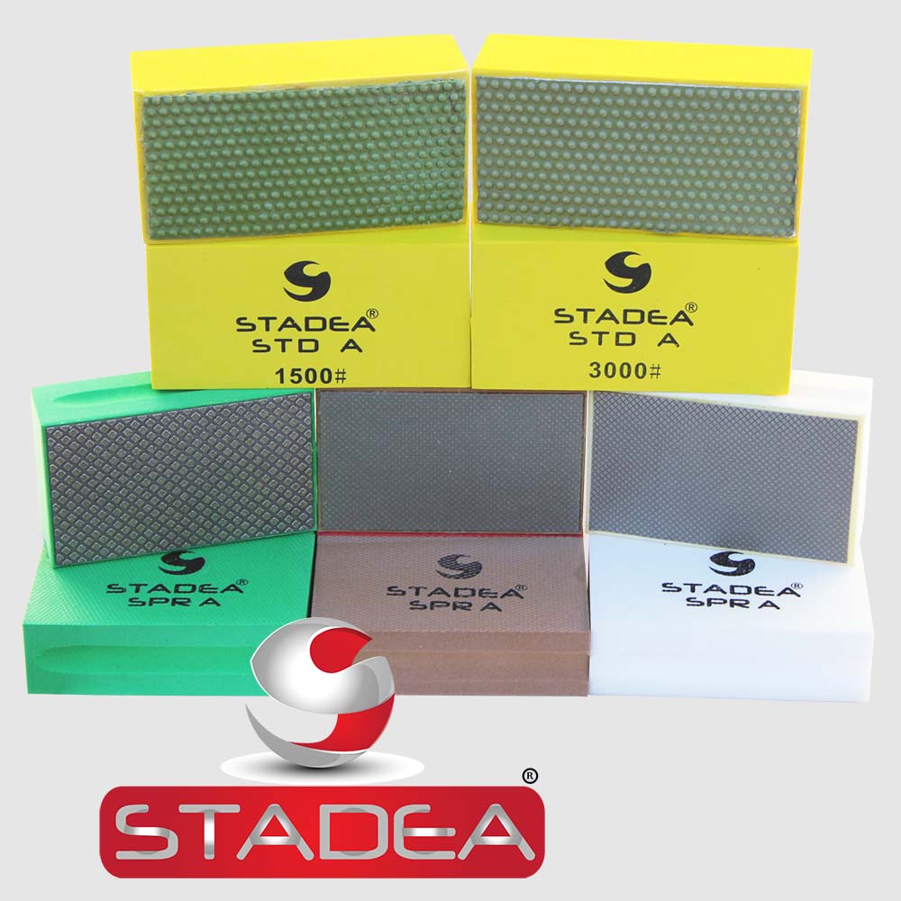 Stadea Diamond Sanding Block Hand Pads for Concrete Glass Stone Marble