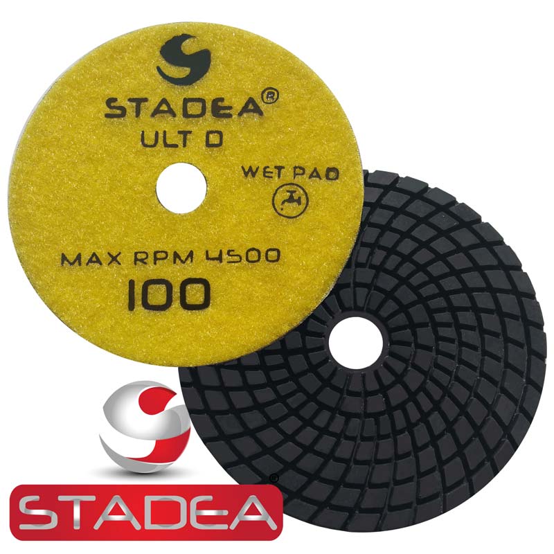 Stadea Granite Polishing Pads Set Diamond Granite Quartz Edge Polish