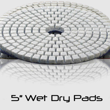 3/'/'// 4/'/' Diamond Polishing Pads Wet//Dry Granite Stone Concrete Marble Multi