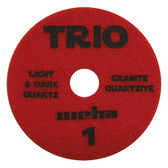 4" TRIO STEP 1 - 3 DIAMOND POLISHING PAD