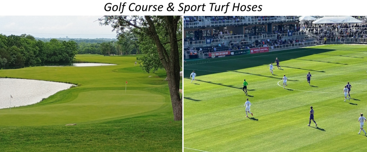 Mister Hose TurfCare hoses for golf courses and sports turf