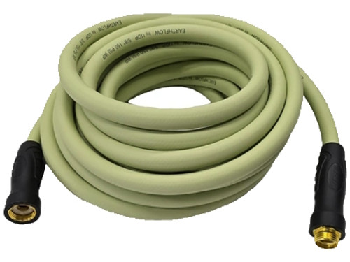 Lightweight, kink-free garden hose with swivel grip in standard lengths comparable to Flexzilla