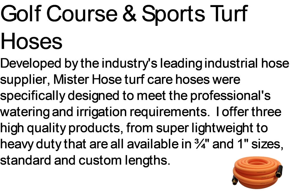 Golf Course & Sports Turf Hoses