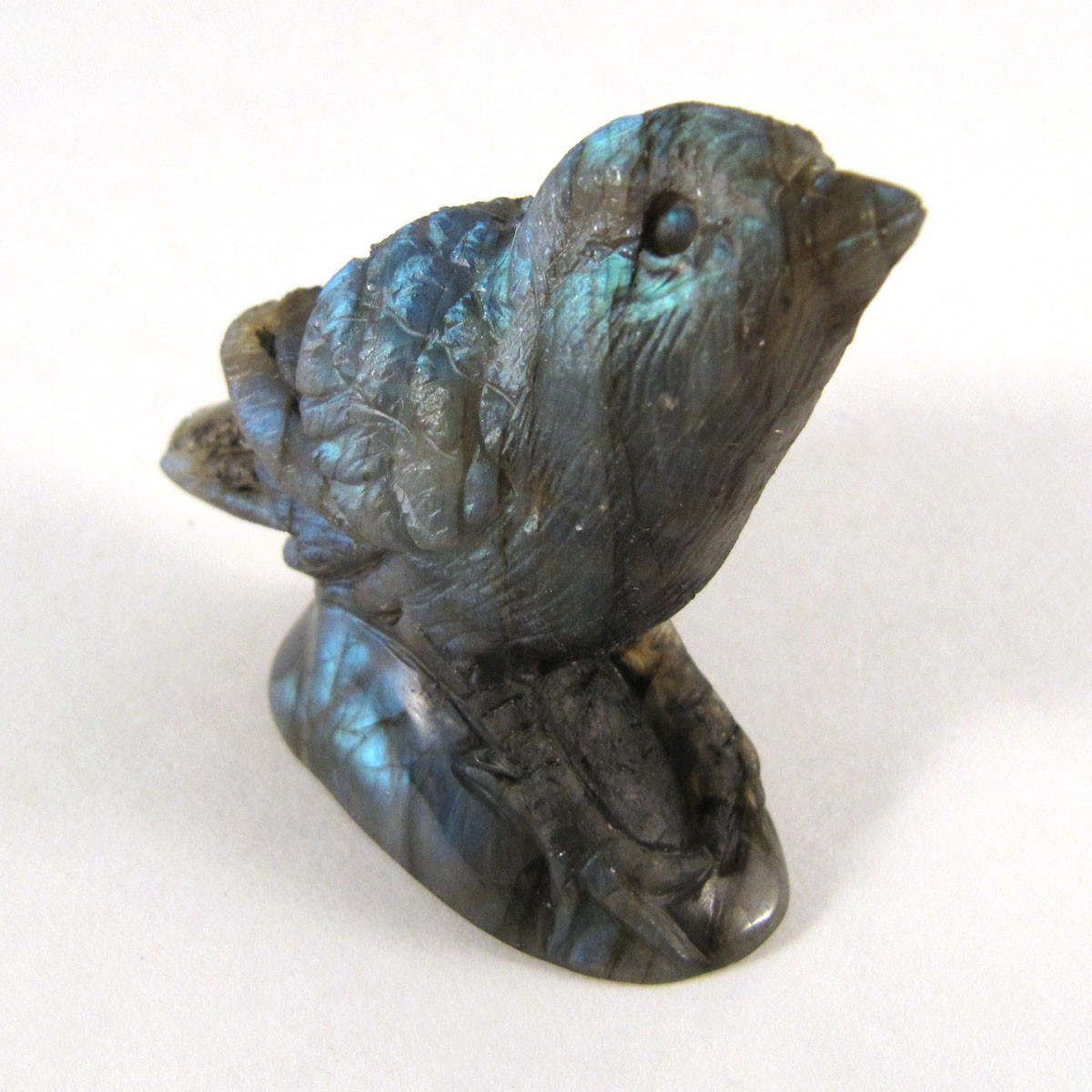Carved Labradorite Bird