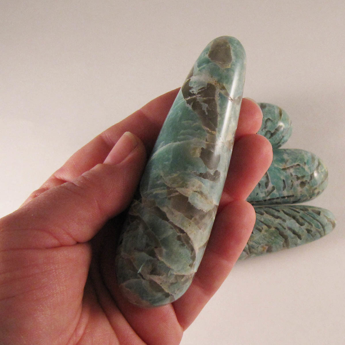 Graphic Amazonite Massage Wand
